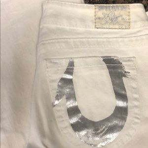 True Religion white bootcut